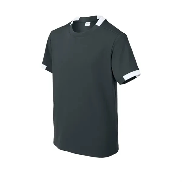 Sport-Tek Youth Club Short Sleeve Crew - Sport-Tek Youth Club Short Sleeve Crew - Image 7 of 13