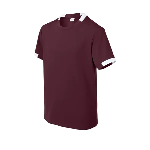 Sport-Tek Youth Club Short Sleeve Crew - Sport-Tek Youth Club Short Sleeve Crew - Image 8 of 13