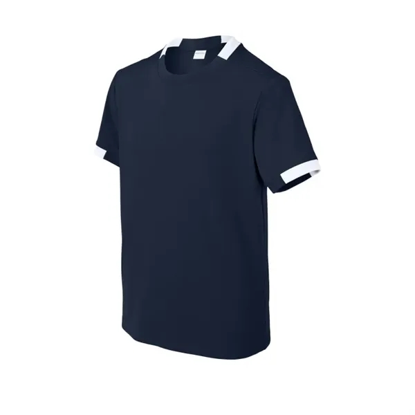 Sport-Tek Youth Club Short Sleeve Crew - Sport-Tek Youth Club Short Sleeve Crew - Image 10 of 13