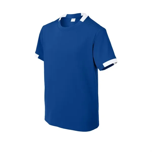 Sport-Tek Youth Club Short Sleeve Crew - Sport-Tek Youth Club Short Sleeve Crew - Image 11 of 13