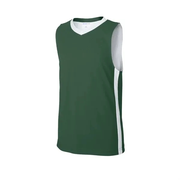 Sport-Tek Youth Rival Basketball Rev Jersey - Sport-Tek Youth Rival Basketball Rev Jersey - Image 4 of 8