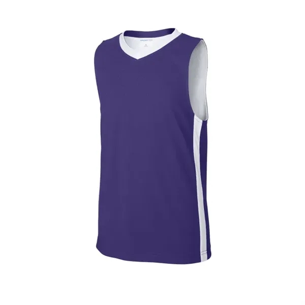 Sport-Tek Youth Rival Basketball Rev Jersey - Sport-Tek Youth Rival Basketball Rev Jersey - Image 6 of 8