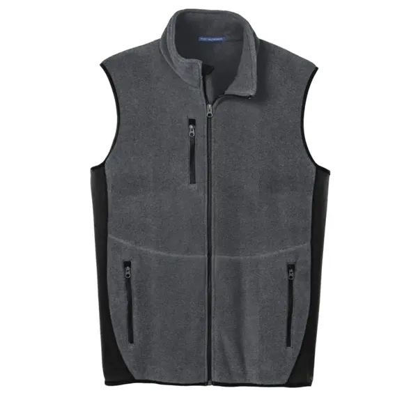 Port Authority R-Tek Pro Fleece Full-Zip Vest. - Port Authority R-Tek Pro Fleece Full-Zip Vest. - Image 2 of 3