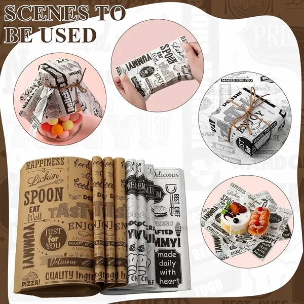 Deli Wax Paper Baking Sheets Wrapping - Deli Wax Paper Baking Sheets Wrapping - Image 3 of 4