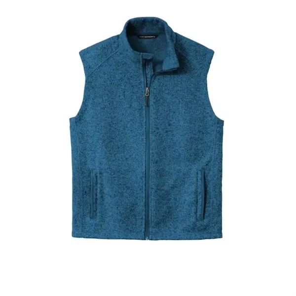 Port Authority Sweater Fleece Vest - Port Authority Sweater Fleece Vest - Image 3 of 3