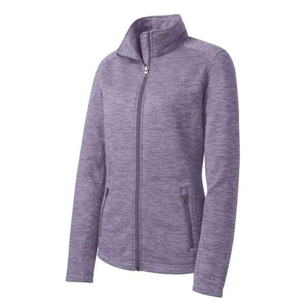 Port Authority Women's Digi Stripe Fleece Jacket. - Port Authority Women's Digi Stripe Fleece Jacket. - Image 4 of 4