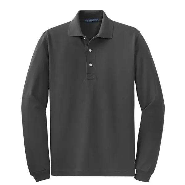 Port Authority Rapid Dry Long Sleeve Polo. - Port Authority Rapid Dry Long Sleeve Polo. - Image 1 of 4