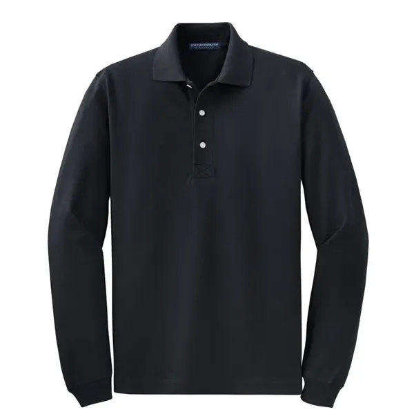 Port Authority Rapid Dry Long Sleeve Polo. - Port Authority Rapid Dry Long Sleeve Polo. - Image 2 of 4