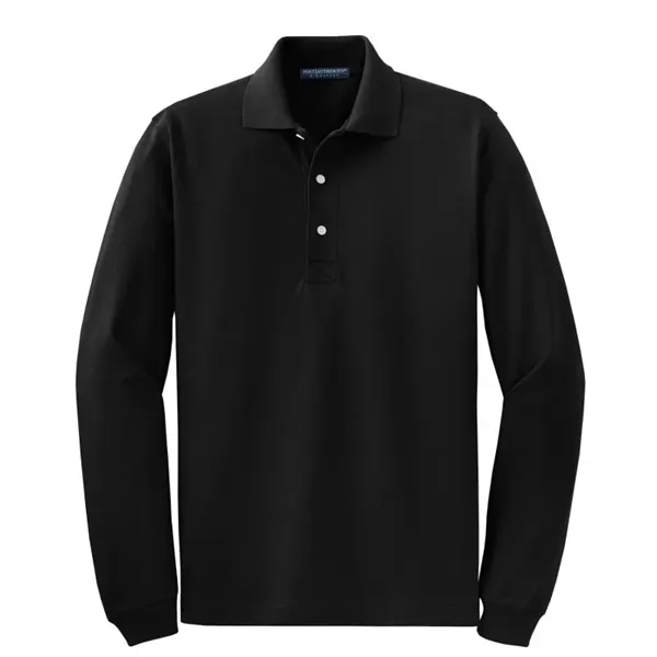 Port Authority Rapid Dry Long Sleeve Polo. - Port Authority Rapid Dry Long Sleeve Polo. - Image 3 of 4