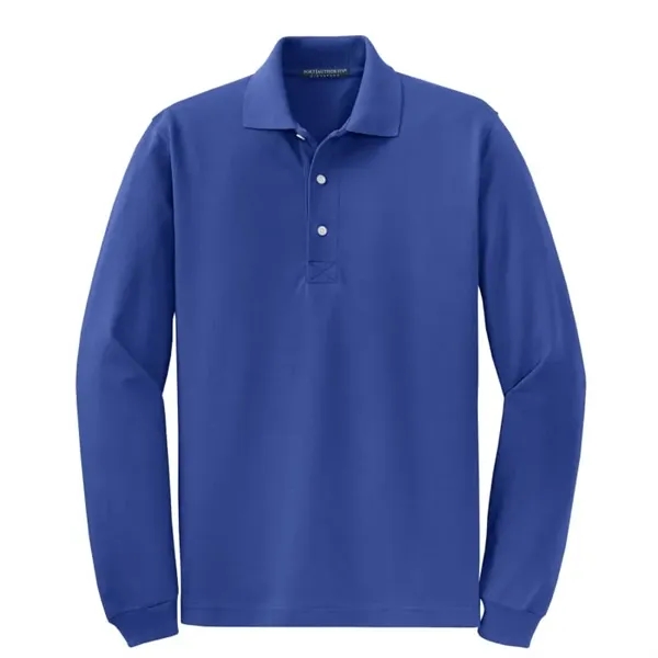 Port Authority Rapid Dry Long Sleeve Polo. - Port Authority Rapid Dry Long Sleeve Polo. - Image 4 of 4