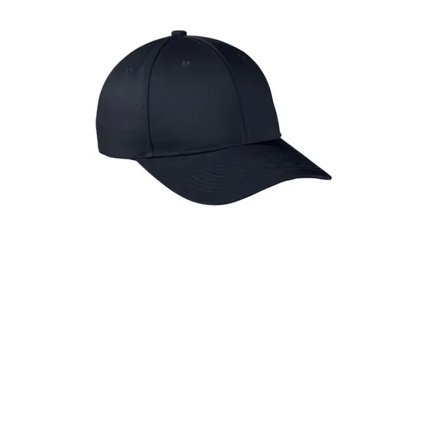 Port Authority Snapback Fine Twill Cap - Port Authority Snapback Fine Twill Cap - Image 2 of 4