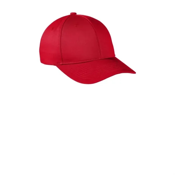 Port Authority Snapback Fine Twill Cap - Port Authority Snapback Fine Twill Cap - Image 3 of 4