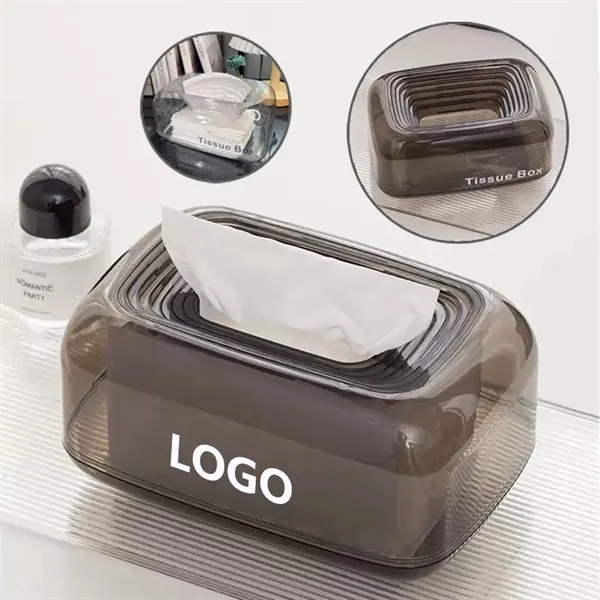 Custom PET ABS Facial Tissue Box Cover Holder Storage - Custom PET ABS Facial Tissue Box Cover Holder Storage - Image 0 of 3
