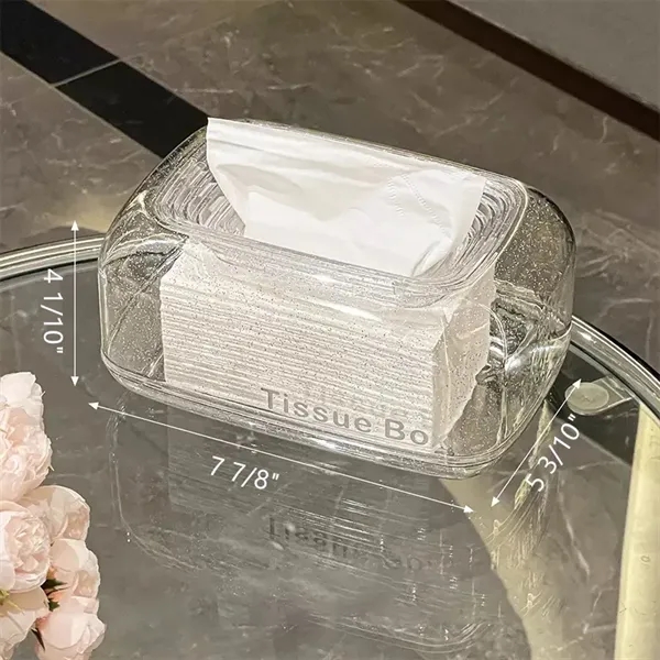 Custom PET ABS Facial Tissue Box Cover Holder Storage - Custom PET ABS Facial Tissue Box Cover Holder Storage - Image 3 of 3