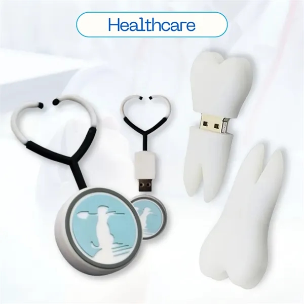 USB Drives - Tooth & Stethoscope - USB Drives - Tooth & Stethoscope - Image 0 of 7