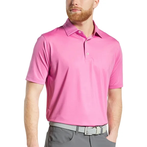 FootJoy Men's ProDry Performance Tonal Dot Lisle Shirt - FootJoy Men's ProDry Performance Tonal Dot Lisle Shirt - Image 5 of 7