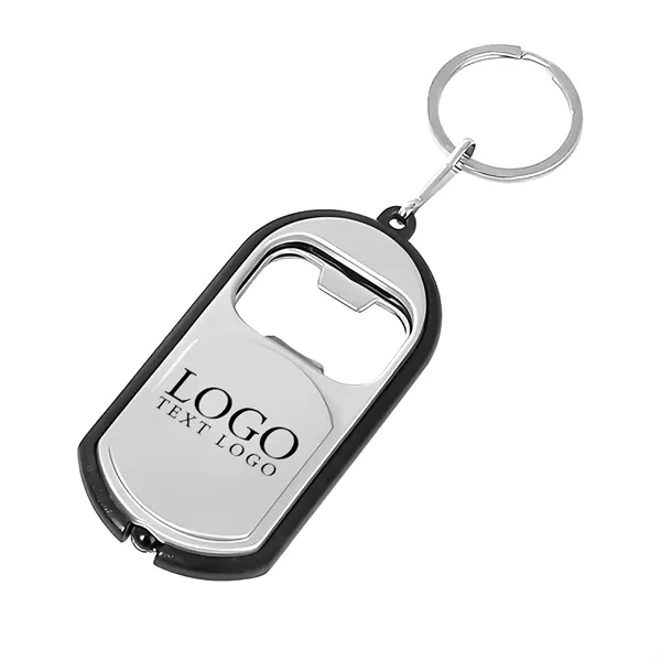 3-in-1 Custom LED Bottle Opener Keychain