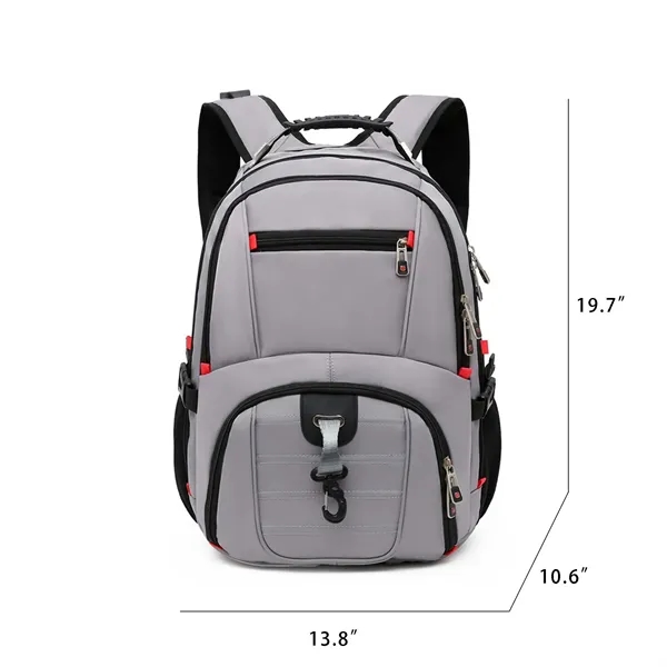 Travel Laptop Backpack with USB Charging Port 17 Inch - Travel Laptop Backpack with USB Charging Port 17 Inch - Image 1 of 4