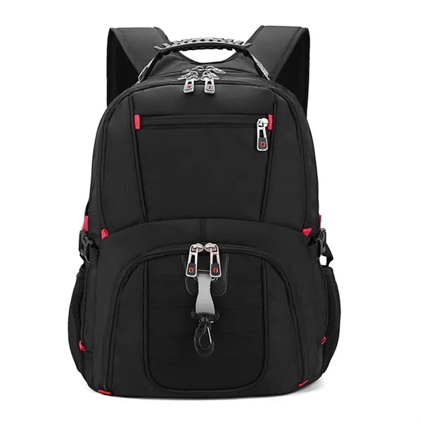 Travel Laptop Backpack with USB Charging Port 17 Inch - Travel Laptop Backpack with USB Charging Port 17 Inch - Image 2 of 4