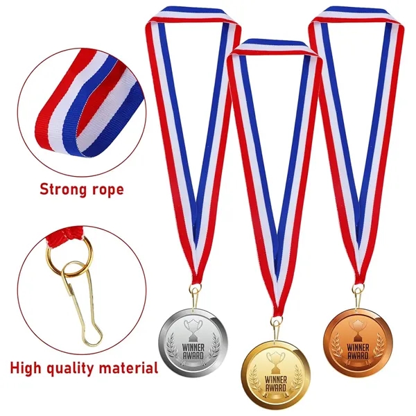 Medal Ribbons with Snap Clips - Medal Ribbons with Snap Clips - Image 8 of 9