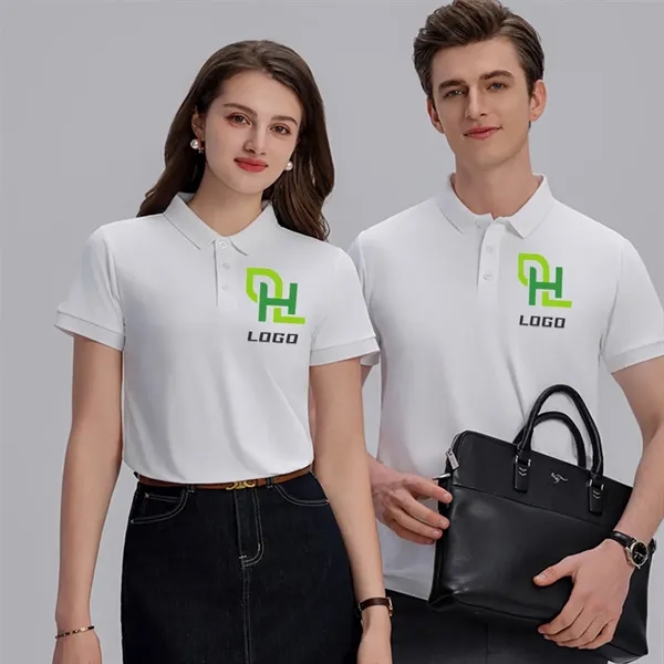 Unisex Short Sleeve Polo Shirts - Unisex Short Sleeve Polo Shirts - Image 0 of 18