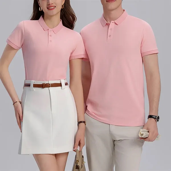 Unisex Short Sleeve Polo Shirts - Unisex Short Sleeve Polo Shirts - Image 1 of 18