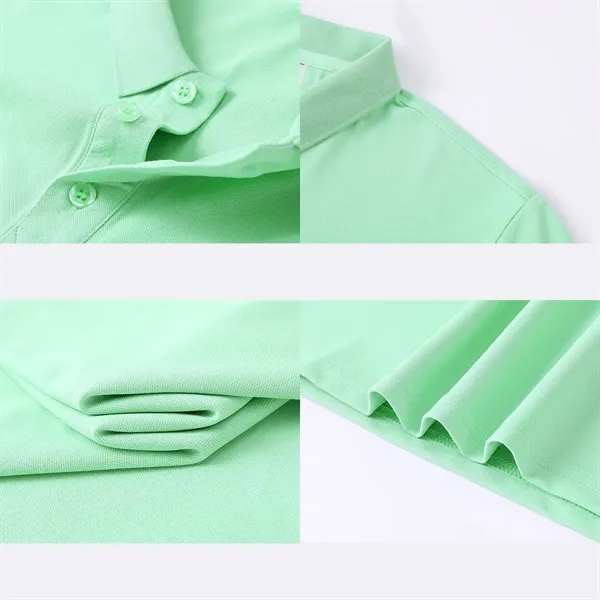Unisex Short Sleeve Polo Shirts - Unisex Short Sleeve Polo Shirts - Image 6 of 18