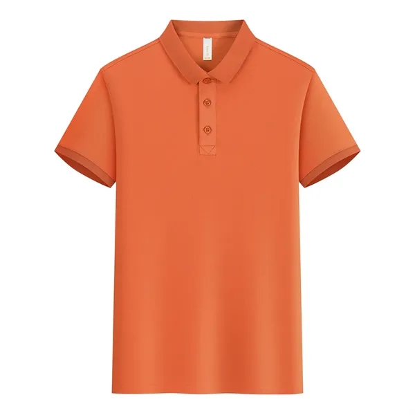 Unisex Short Sleeve Polo Shirts - Unisex Short Sleeve Polo Shirts - Image 10 of 18