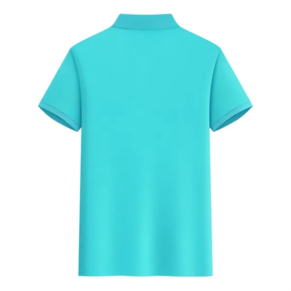 Unisex Short Sleeve Polo Shirts - Unisex Short Sleeve Polo Shirts - Image 5 of 18