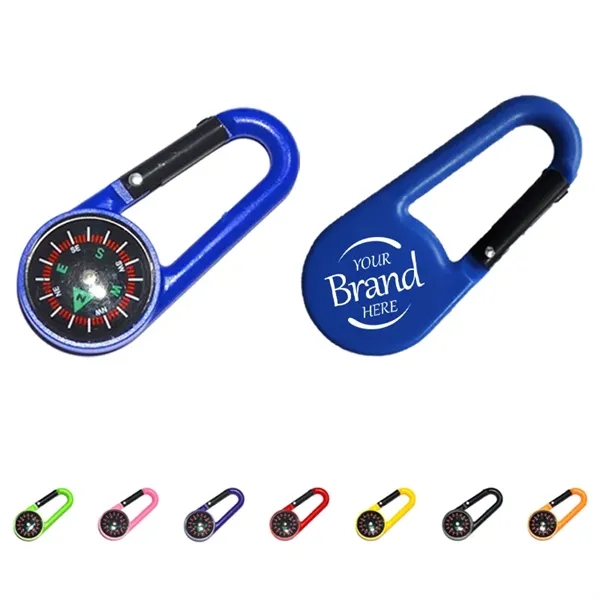 Multifunctional Carabiner With Compass - Multifunctional Carabiner With Compass - Image 0 of 8