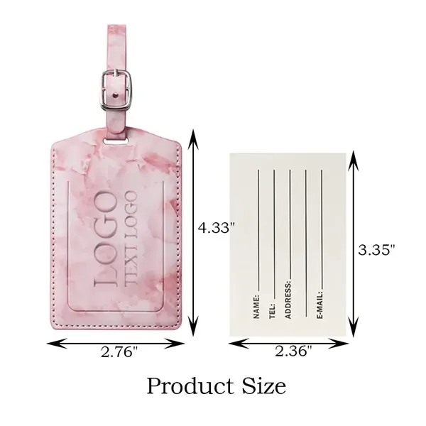 Marble Luggage Tag - Marble Luggage Tag - Image 3 of 15