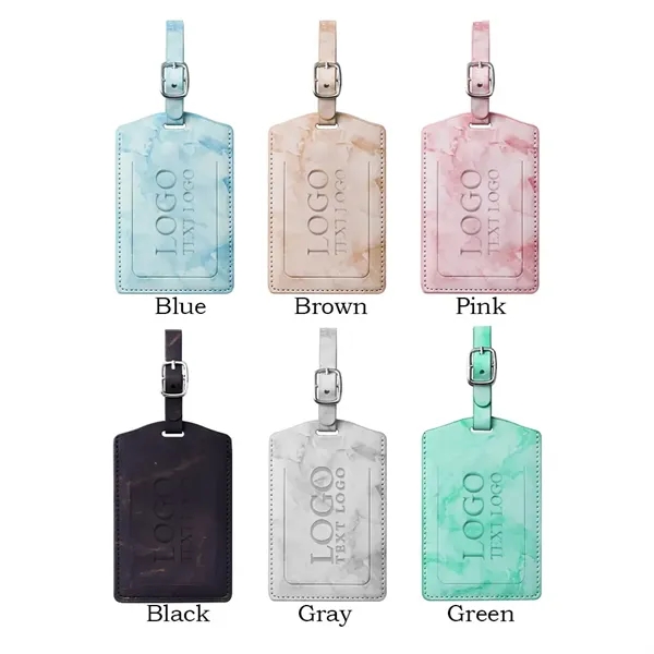 Marble Luggage Tag - Marble Luggage Tag - Image 1 of 15