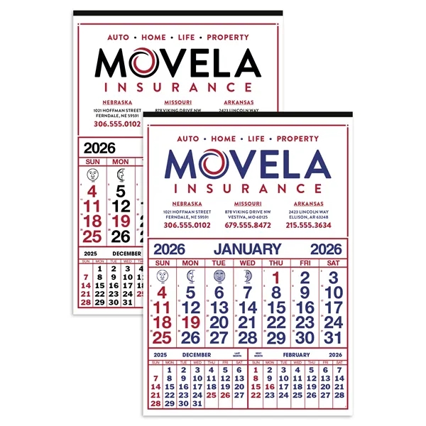 Commercial 12-Sheet Calendar
