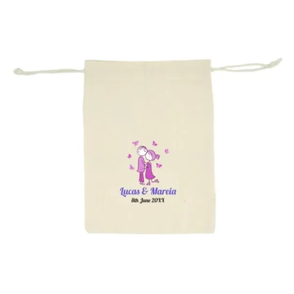 Canvas Drawstring Bags - Printed (Front Only) - Canvas Drawstring Bags - Printed (Front Only) - Image 0 of 5