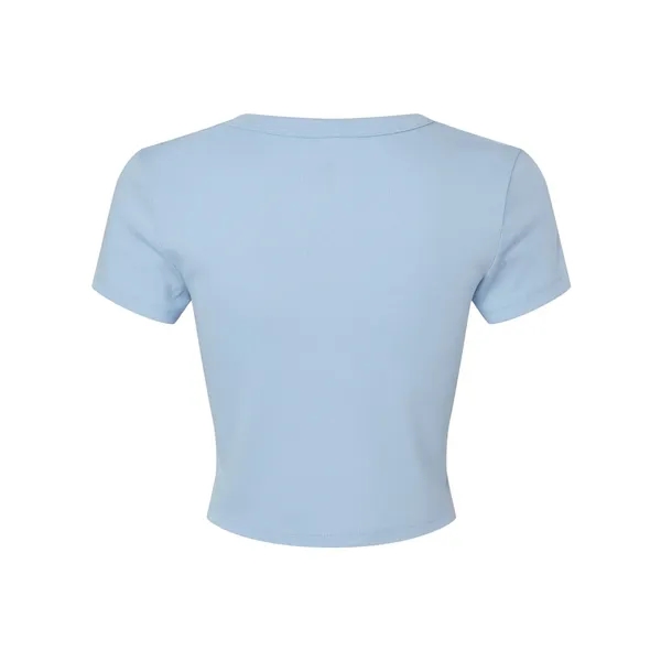 BELLA + CANVAS Women's Micro Rib Baby Tee - BELLA + CANVAS Women's Micro Rib Baby Tee - Image 2 of 10