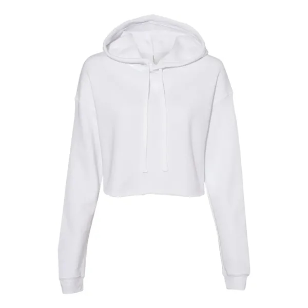 BELLA + CANVAS Women's Crop Fleece Hoodie Sweatshirt - BELLA + CANVAS Women's Crop Fleece Hoodie Sweatshirt - Image 9 of 9