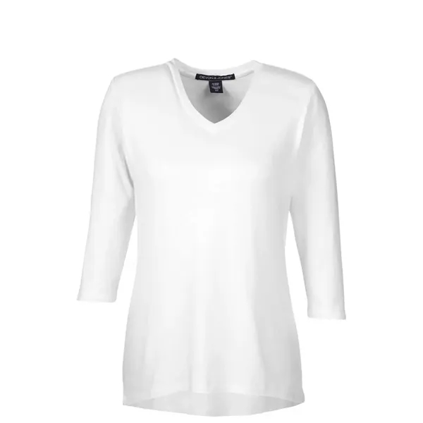 Devon & Jones Women's Perfect Fit™ Bracelet-Length V-Neck... - Devon & Jones Women's Perfect Fit™ Bracelet-Length V-Neck... - Image 4 of 5