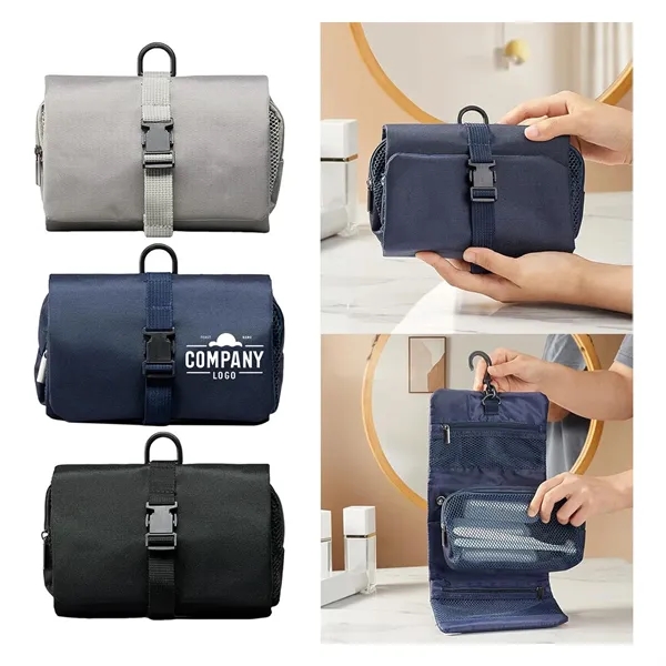 Hanging Travel Toiletry Bag - Hanging Travel Toiletry Bag - Image 0 of 4