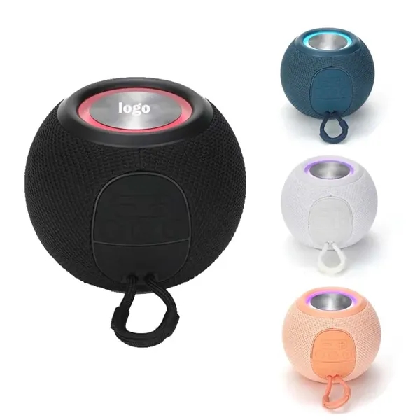 Hand Free Round Stereo Bluetooth Speaker - Hand Free Round Stereo Bluetooth Speaker - Image 0 of 4
