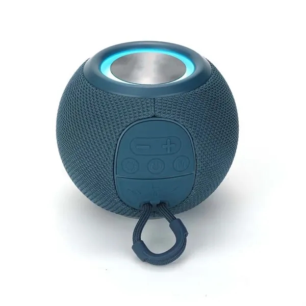 Hand Free Round Stereo Bluetooth Speaker - Hand Free Round Stereo Bluetooth Speaker - Image 2 of 4