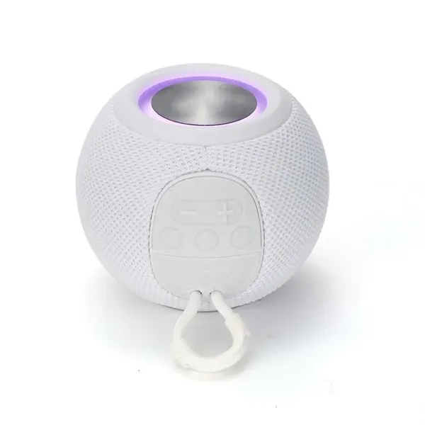 Hand Free Round Stereo Bluetooth Speaker - Hand Free Round Stereo Bluetooth Speaker - Image 3 of 4
