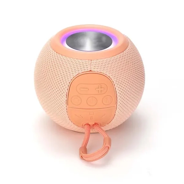 Hand Free Round Stereo Bluetooth Speaker - Hand Free Round Stereo Bluetooth Speaker - Image 4 of 4