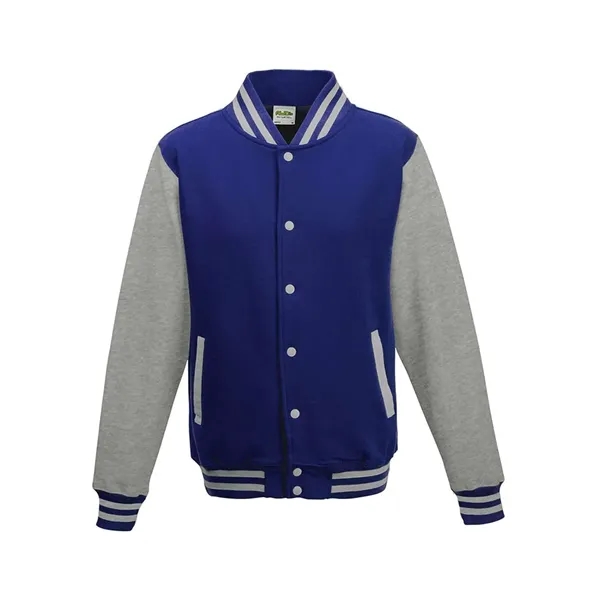AWDis Youth Heavyweight Letterman Jacket - AWDis Youth Heavyweight Letterman Jacket - Image 10 of 10