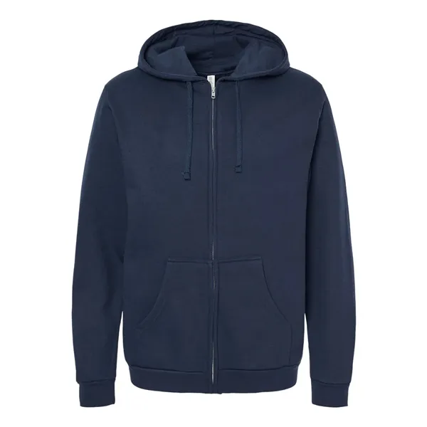 M&O Unisex Zipper Fleece Hoodie - M&O Unisex Zipper Fleece Hoodie - Image 11 of 18