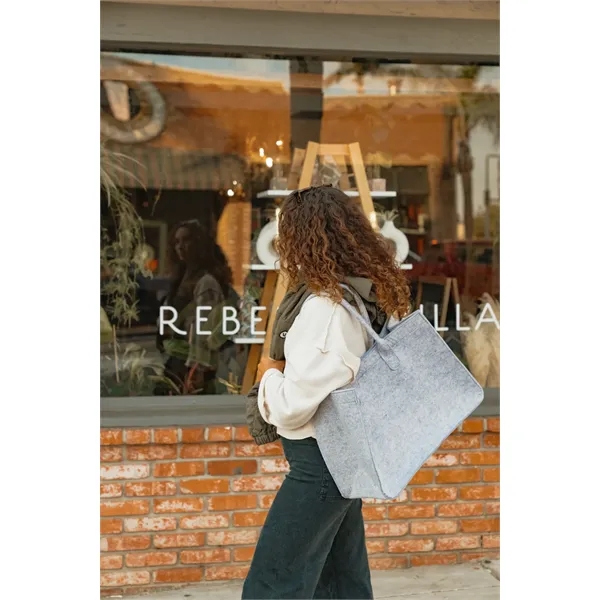 Out of The Woods® Felt Shopper Tote - Out of The Woods® Felt Shopper Tote - Image 4 of 13