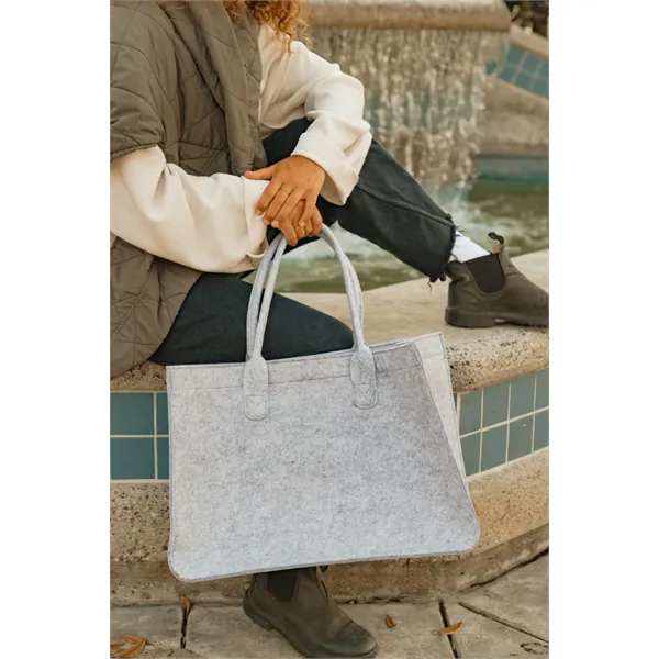 Out of The Woods® Felt Shopper Tote - Out of The Woods® Felt Shopper Tote - Image 5 of 13
