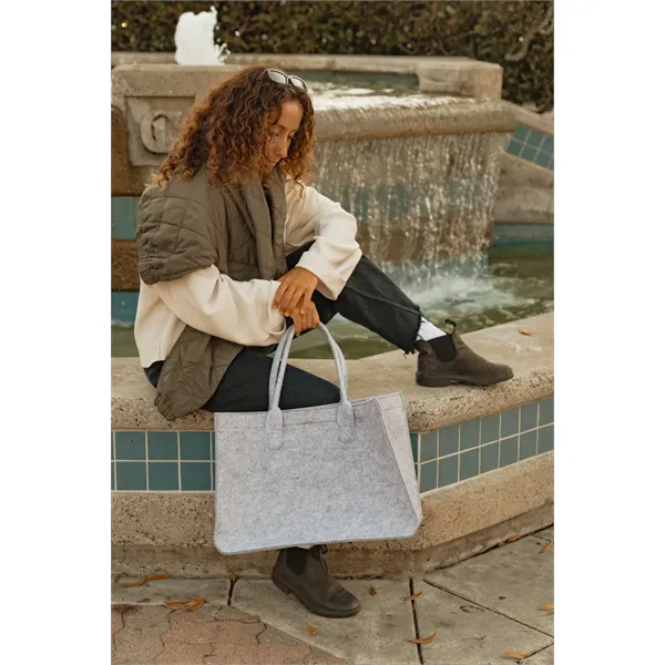 Out of The Woods® Felt Shopper Tote - Out of The Woods® Felt Shopper Tote - Image 6 of 13
