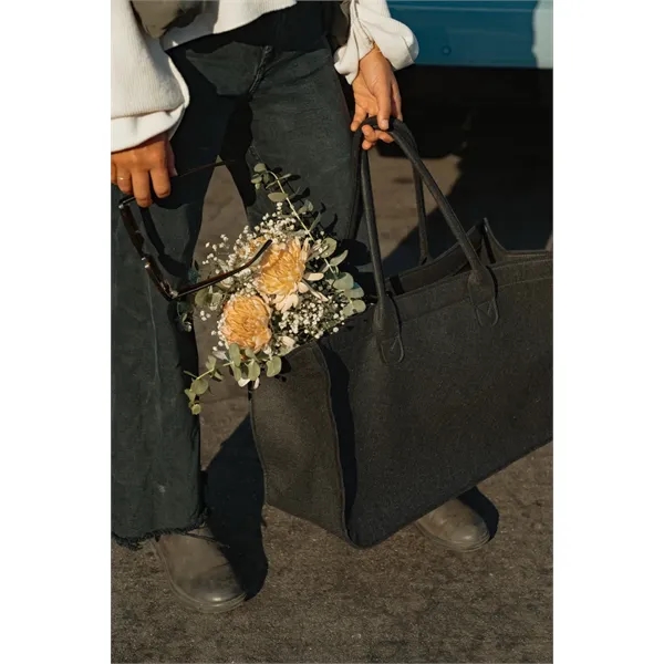 Out of The Woods® Felt Shopper Tote - Out of The Woods® Felt Shopper Tote - Image 11 of 13