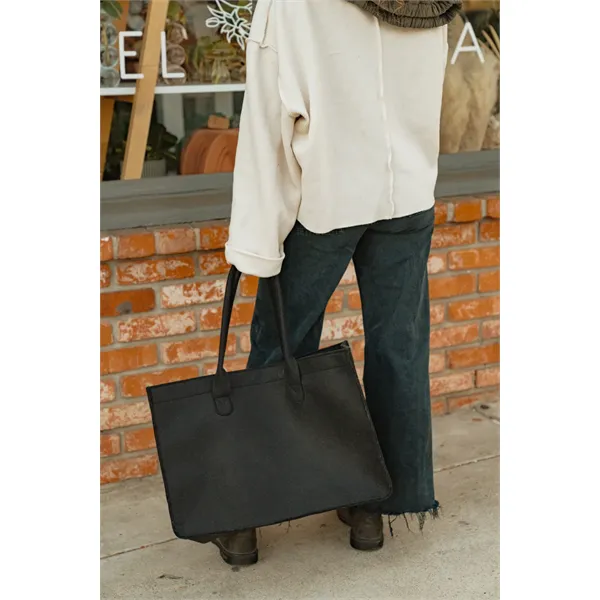 Out of The Woods® Felt Shopper Tote - Out of The Woods® Felt Shopper Tote - Image 13 of 13