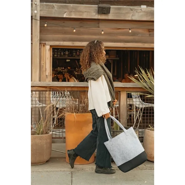 Out of The Woods® Felt Colorblock Tall Tote - Out of The Woods® Felt Colorblock Tall Tote - Image 5 of 6